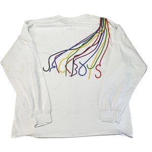 Travis Scott JACKBOYS Cord Cutters Cactus Jack Long‎ Sleeve T Shirt Size Large |